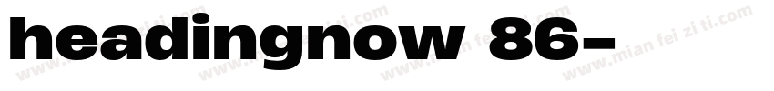 headingnow 86字体转换